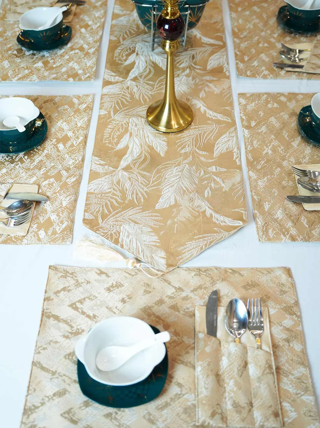 Gold Quartz Table Runner