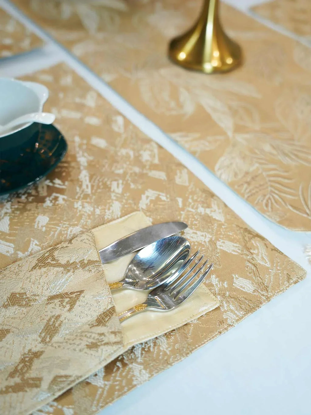 Gold Quartz Table Runner