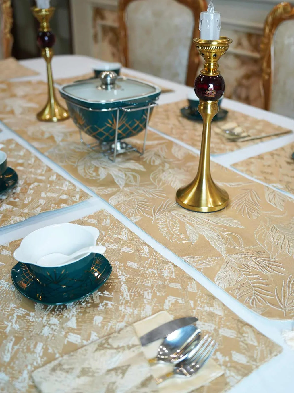 Gold Quartz Table Runner