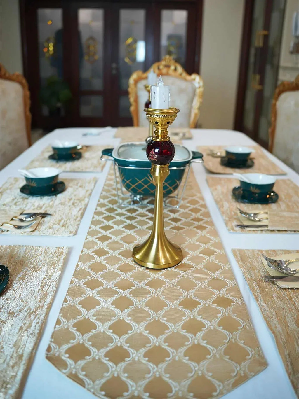 Elysian Gold Table Runner