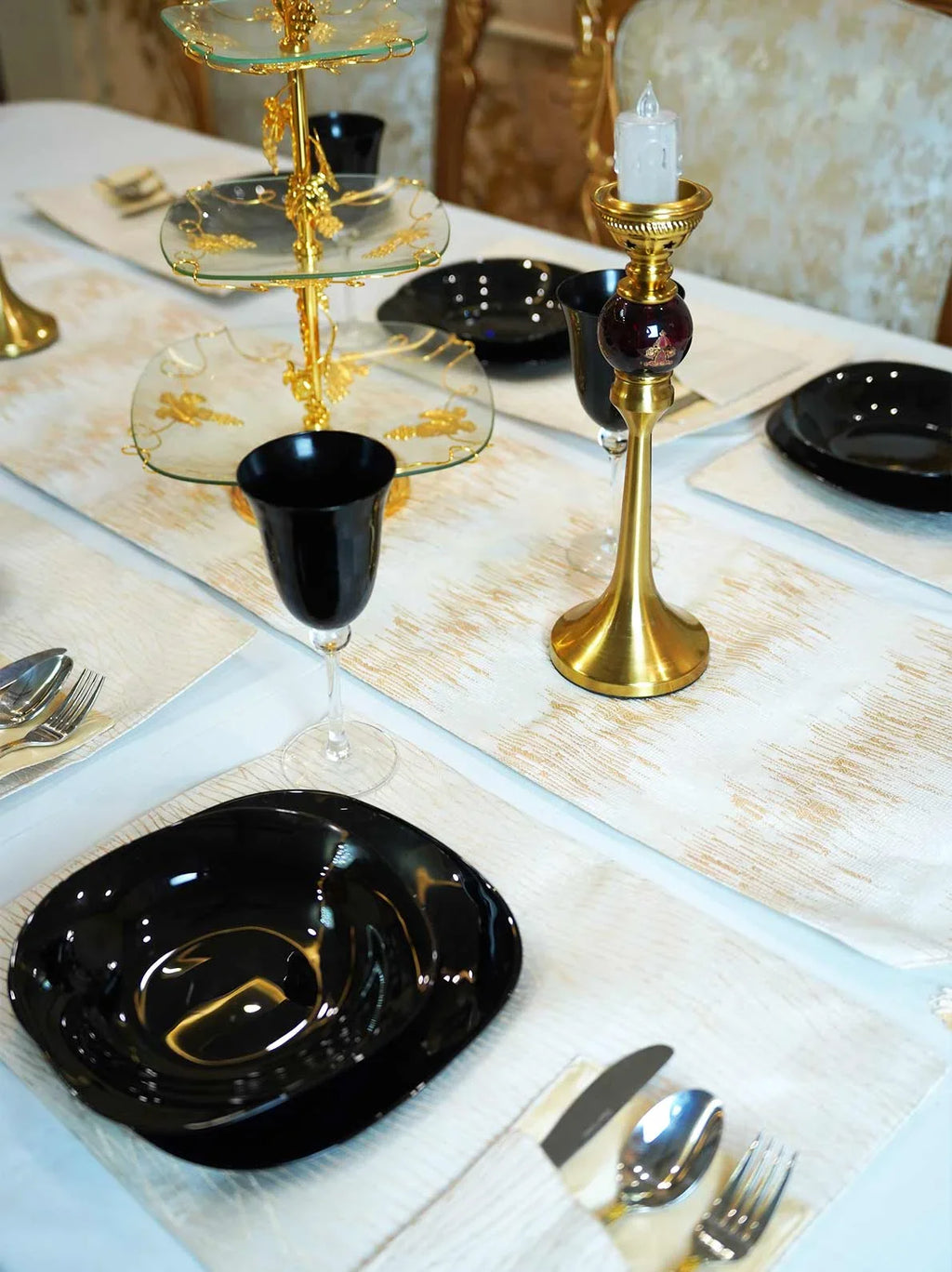 Soft Gold Table Runner