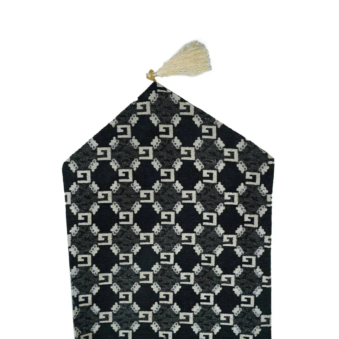 Black Velvet Table Runner