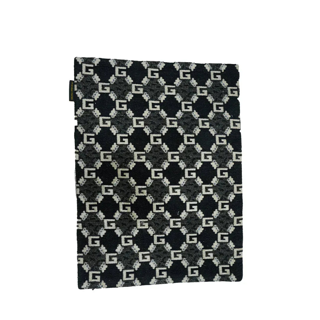 Black Velvet Table Runner Set