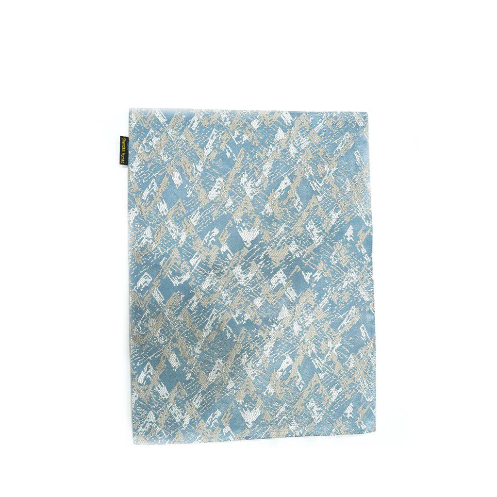 Silver Grey Damask Table Runner Set