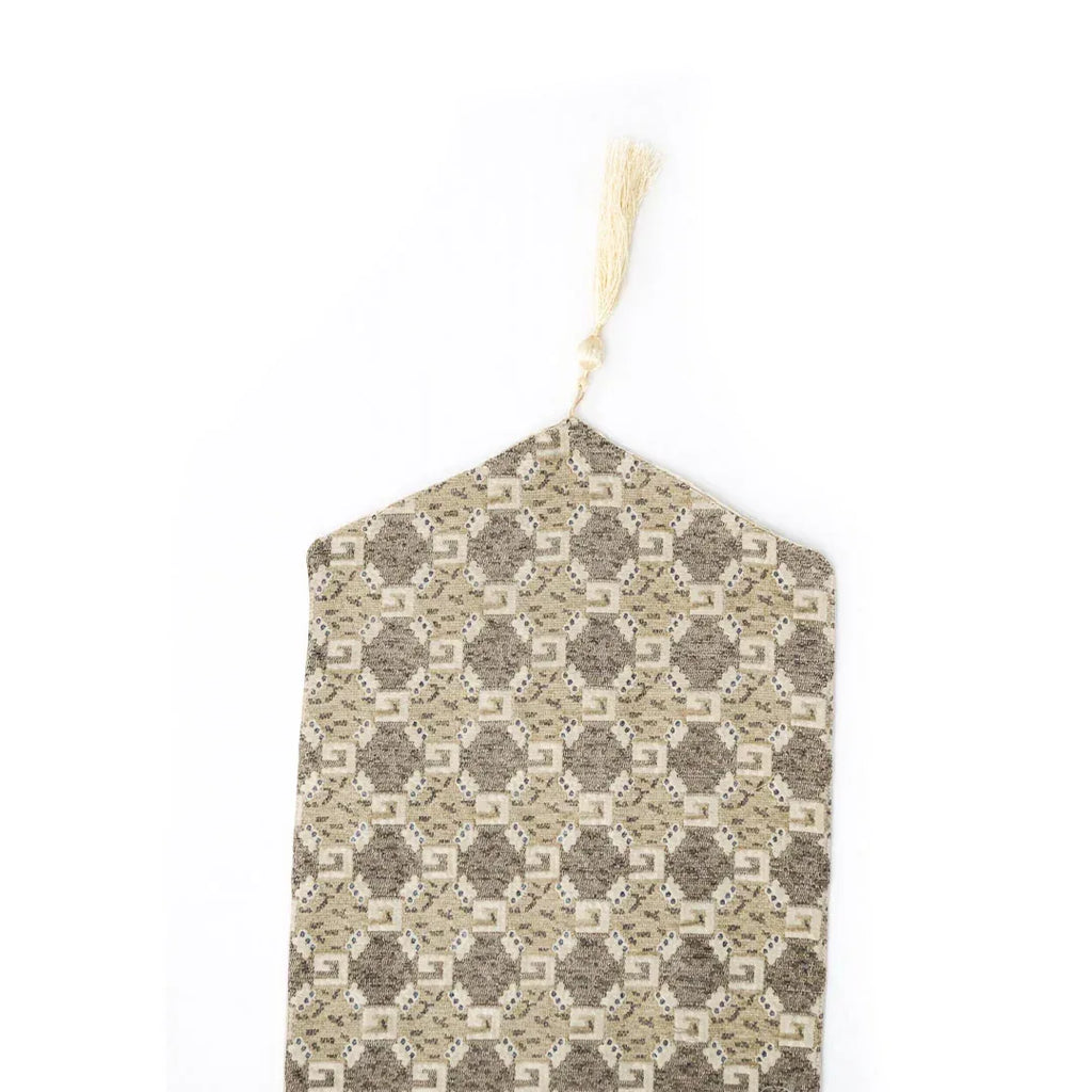 Gold Brown Velvet Table Runner Set