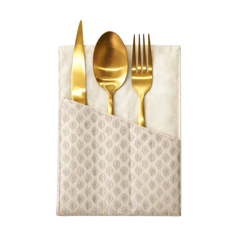 White Grey Damask Table Runner Set