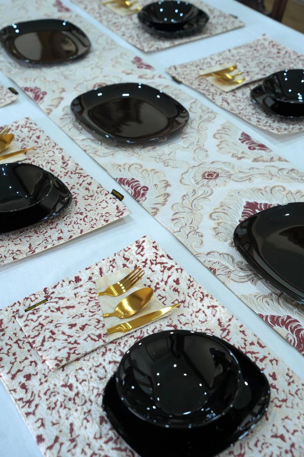 Rose Gold Table Runner Set