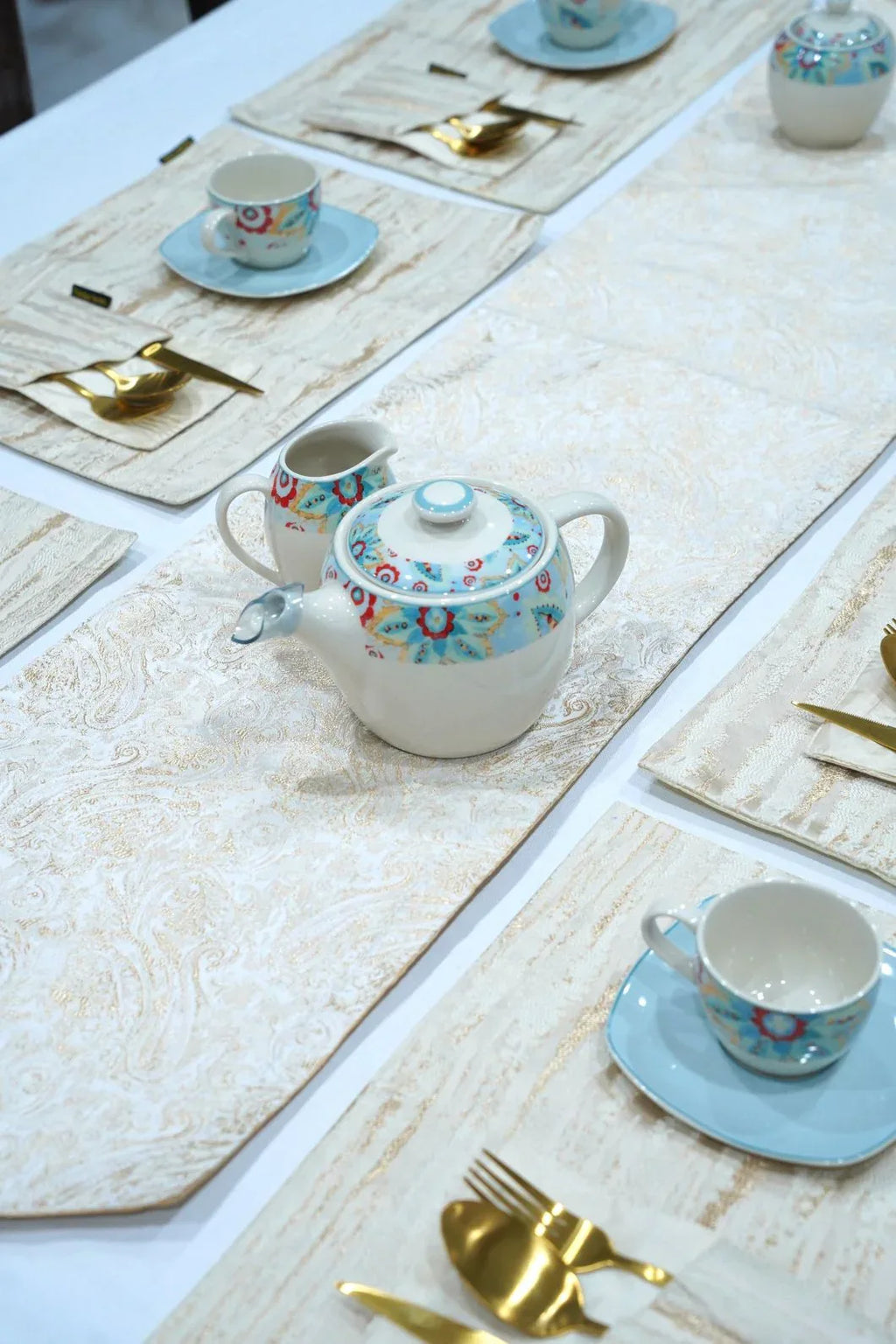 Gold Crafted Table Runner