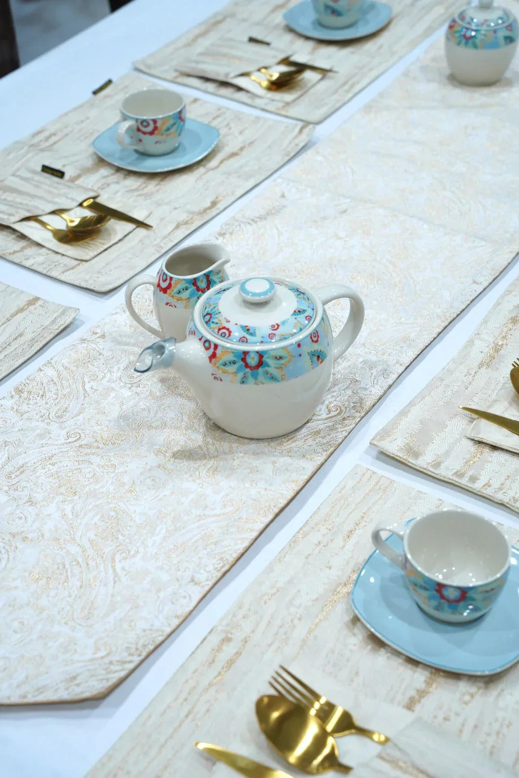 Gold Crafted Table Runner