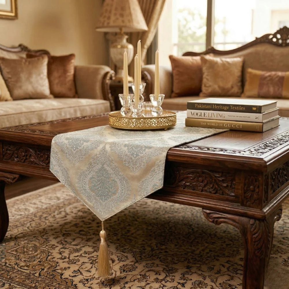 Platinum Skyline Table Runner