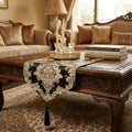 River Stone Damask Table Runner