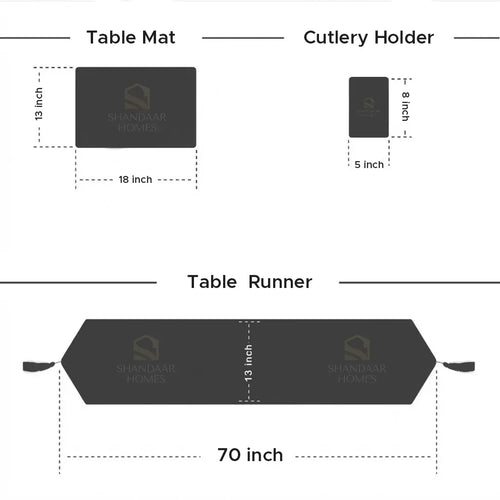 Baroque Majesty Table Runner Set
