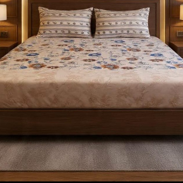 Vintage Meadow Flat Bedsheet