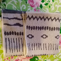 Bath Towel Charcoal Chevron