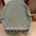 Bath Towel Mint Lattice