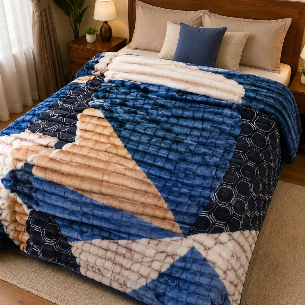 Glacier Blue Bedspread