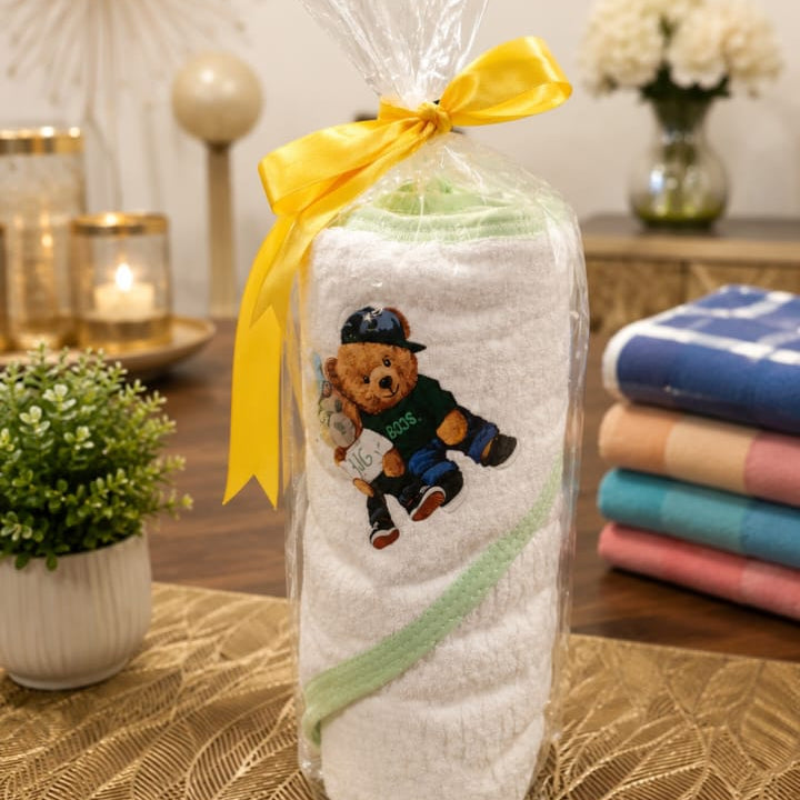 New Born Baby Wrap Clotting Teddy Bear Design