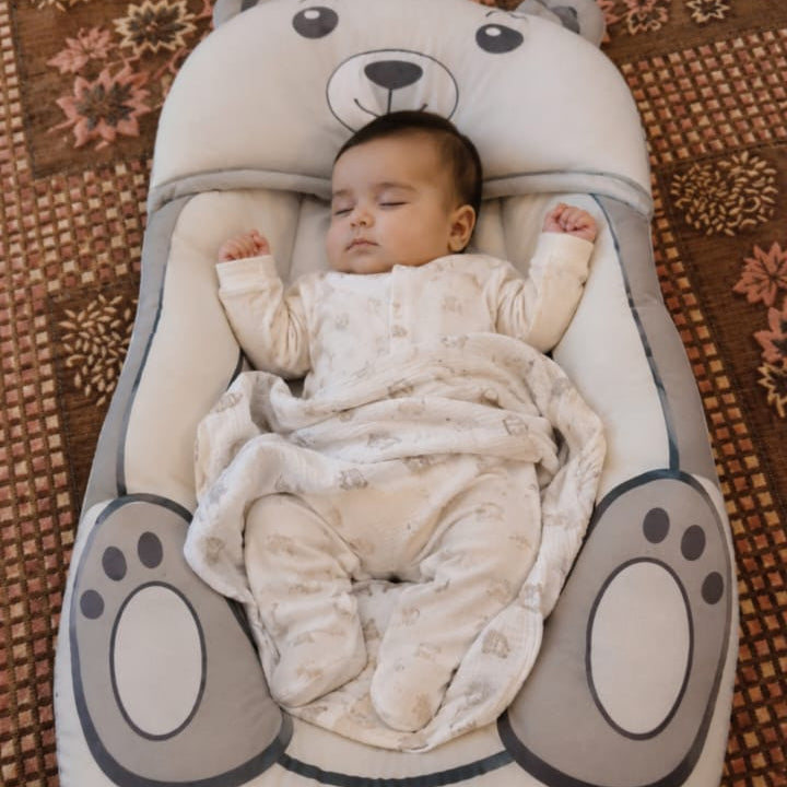 Baby Sleeping Nest Teddy Bear Design