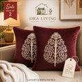 Decorative cushion with covers red color