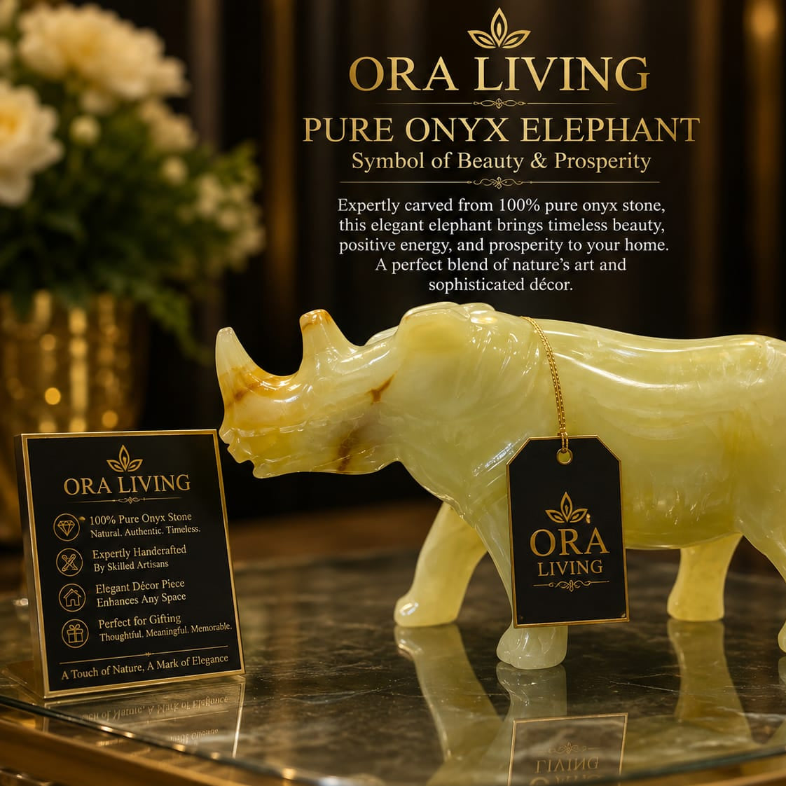 Rhino Decoration Piece