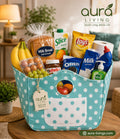 Grociery Bag Blue and White Design