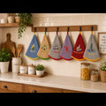Round umbrella kitchen towel