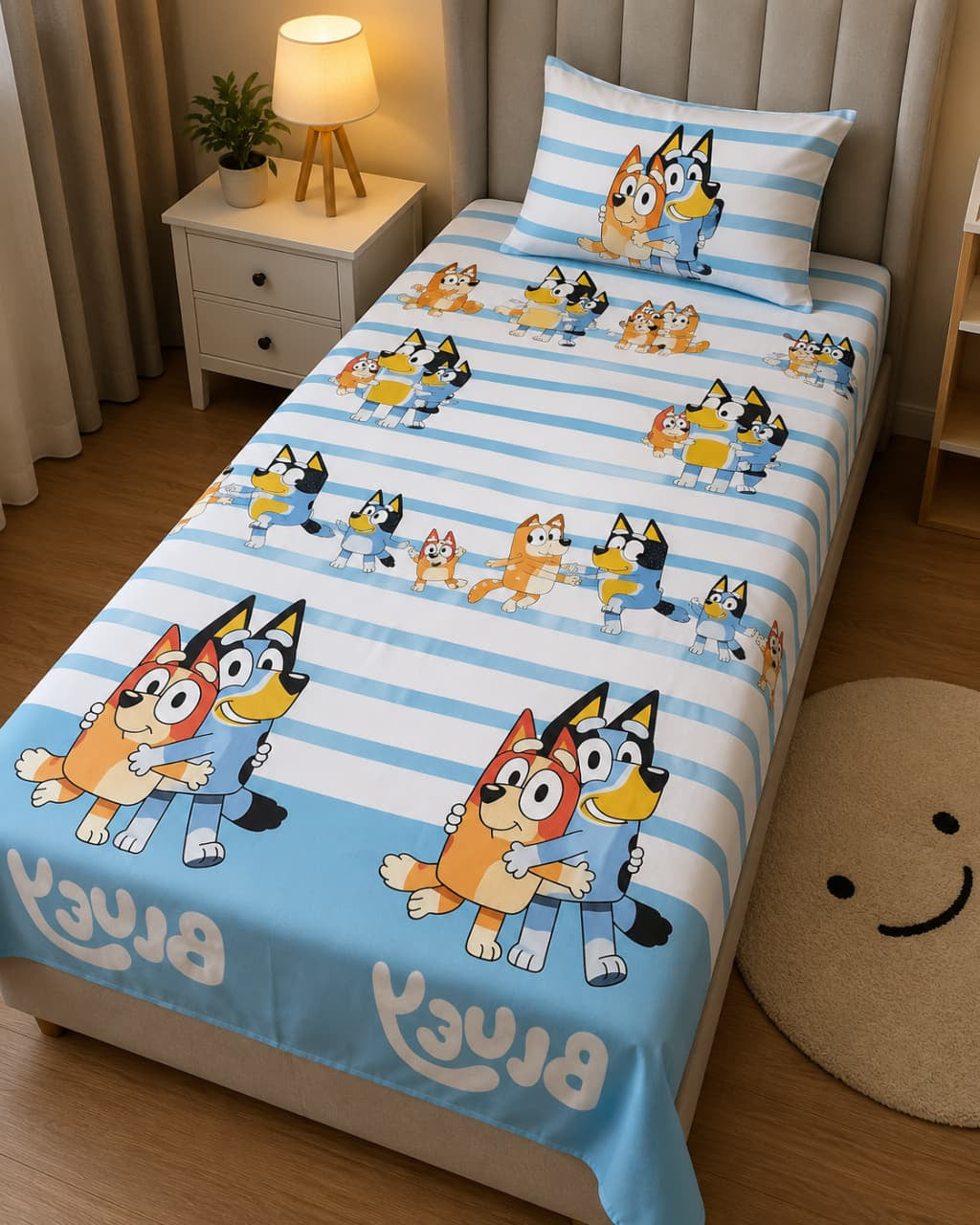 Single Bedsheet Bluey
