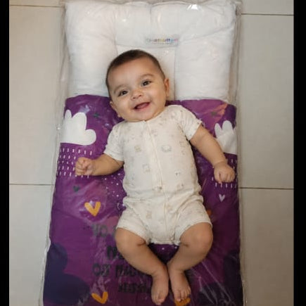 Baby Sleeping Nest Purple Design
