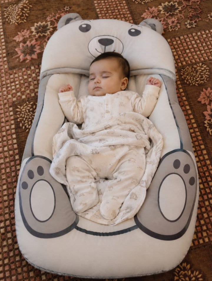 Baby Sleeping Nest Teddy Bear Design