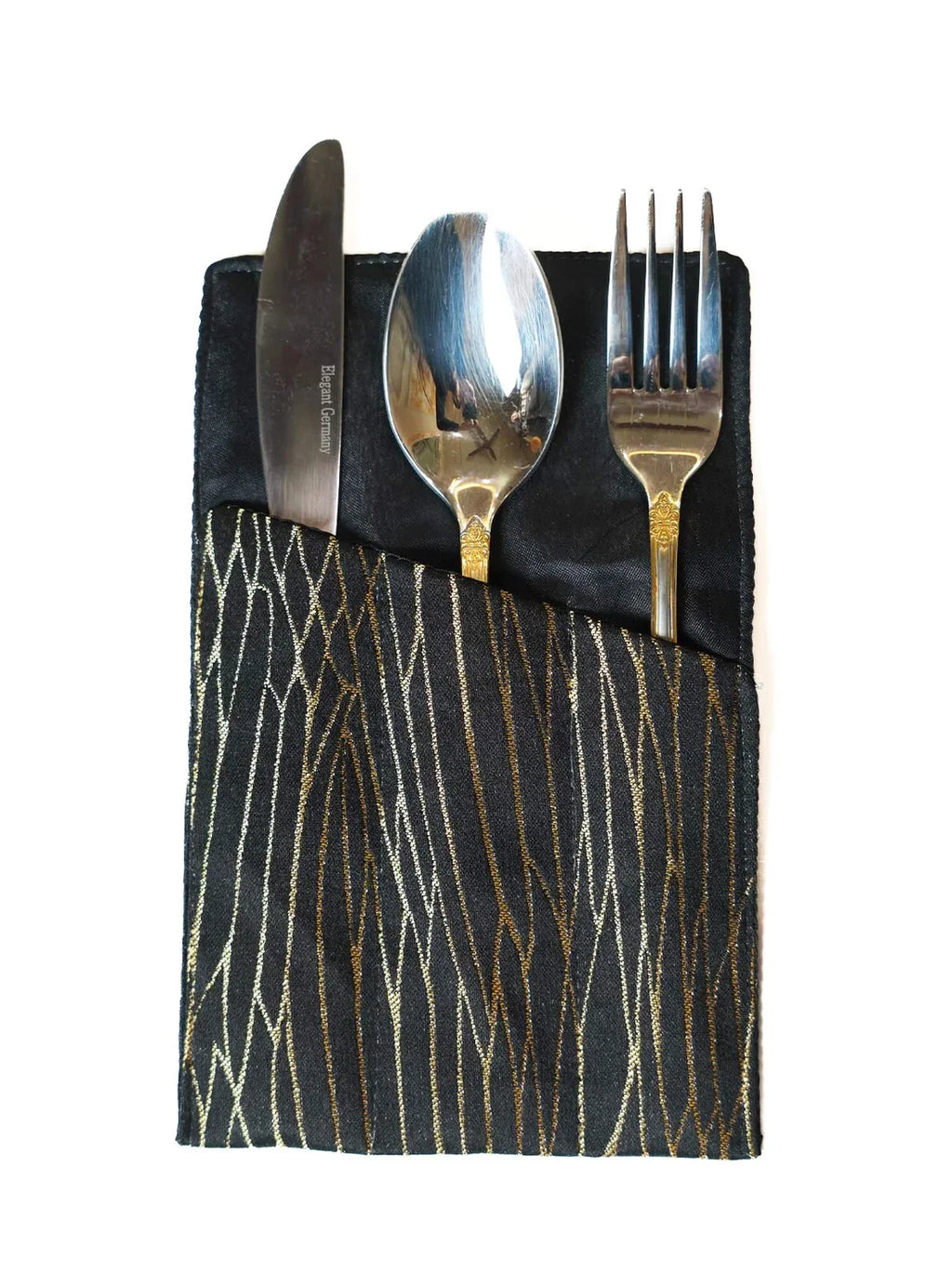 Chenille Damask Table Runner Set
