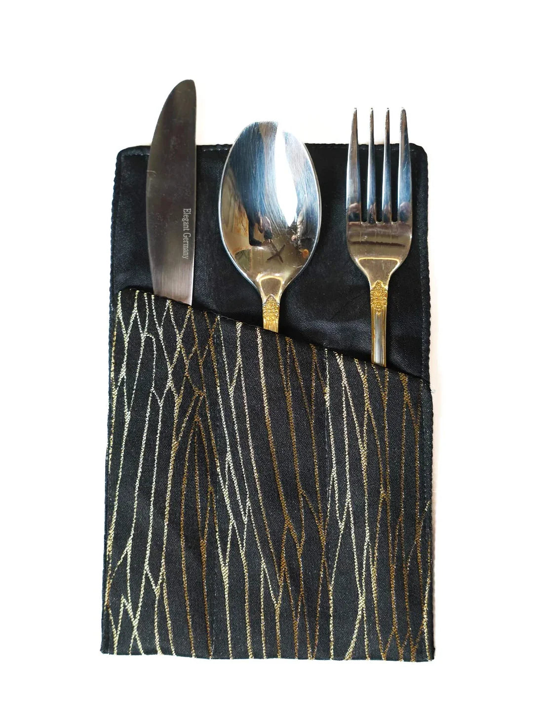 Chenille Damask Table Runner Set